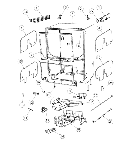 Fisher deals paykel dd24dctx7